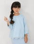 KIDS BAJU KURUNG KEDAH ADDARA (BABY BLUE)
